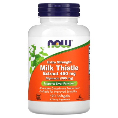 Now Foods Silymarin Extra Strength 120 капсул с гарантией качества GMP