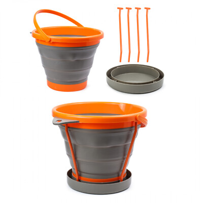 ASR Outdoor 1/4" Classifier Screen Set with 10L Collapsible Bucket Gold Panning