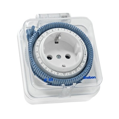 Analoge Steckdosen-Zeitschaltuhr theben timer 26 IP 44, Außenbereich