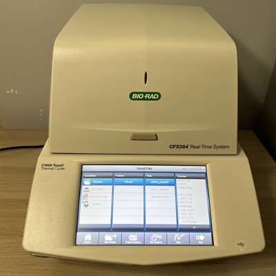 VERY CLEAN Bio-Rad CFX384 Real-Time PCR System w/ C1000 Touch Cycler Base