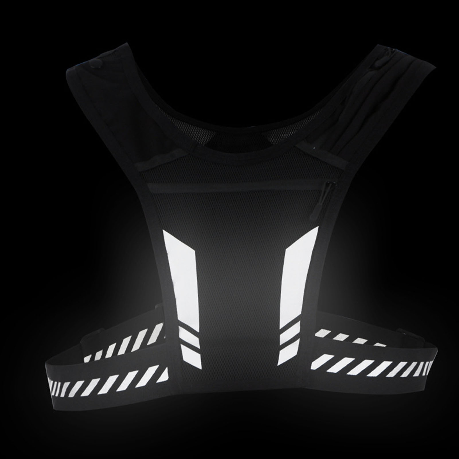 Running Vest Chest Good Elastic Phone Holder Polyester Reflective Vest Durable Running Vest Chest Good Elastic Phone Holder Polyester Reflective Vest Durable