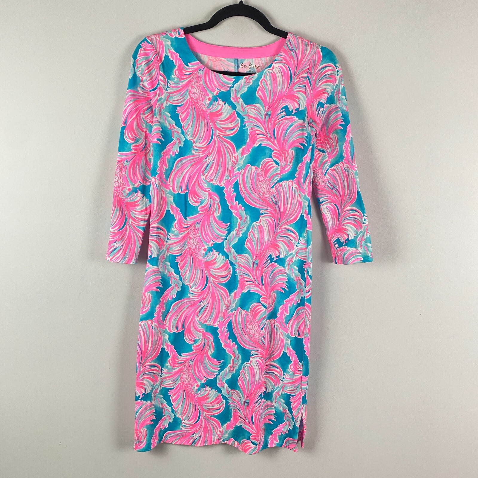 Lilly Pulitzer Charley Dress Size XS 3/4 Sleeve Casual