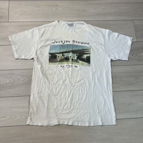 Jackson Browne ワールドツアーTシャツ 1986 Vintage Jackson