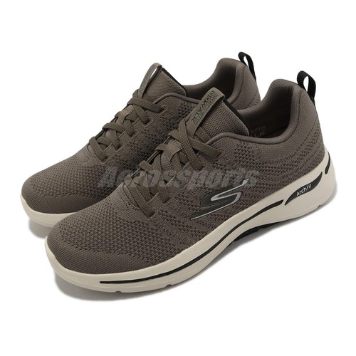 Мужские повседневные кроссовки Skechers Go Walk Arch Fit-Grand Select 2.0 Коричнево-бежевые 216263-TAN