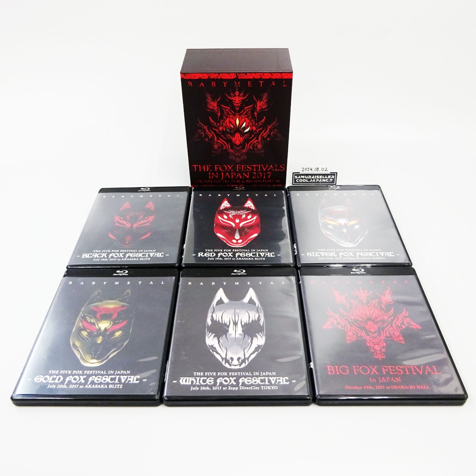 【希少】BABYL THE FIVE FOX FESTIVAL セット BABYMETAL／THE FOX FESTIVAL ブルーレイ6枚組