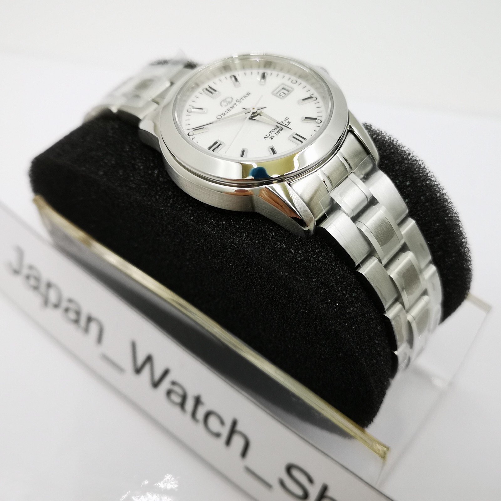 Pre-owned Orient Star Standard Wz0391nr White Silver Automatic Women's Watch In Box