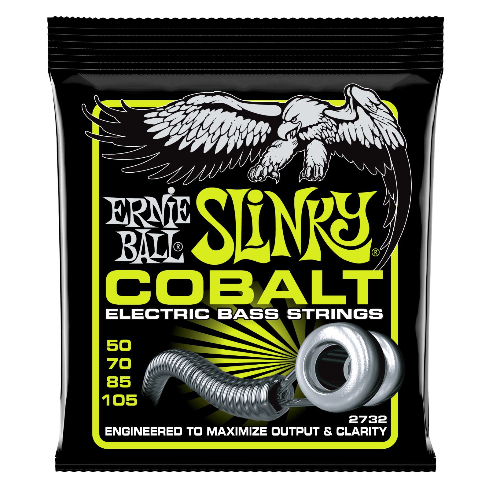 **ERNIE BALL COBALT REGULAR SLINKY 50-105 ELECTRIC BASS STRI