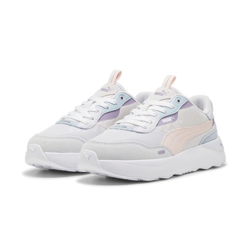 Женская повседневная обувь на платформе Puma Runtamed Feather Grey Future Pink 392324-17
