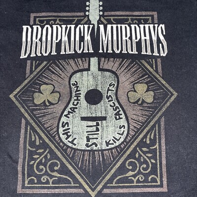 DKM Dropkick Murphys This Machine Still Kills Fascists Shirt Small Heavyweight
