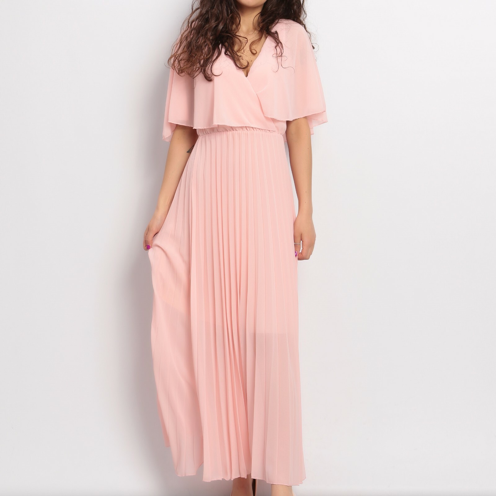 MADE IN ITALY TOP MAXI T-SHIRT MAGLIETTA MINI ABITO MINIABITO VESTITO CORTO ROSE