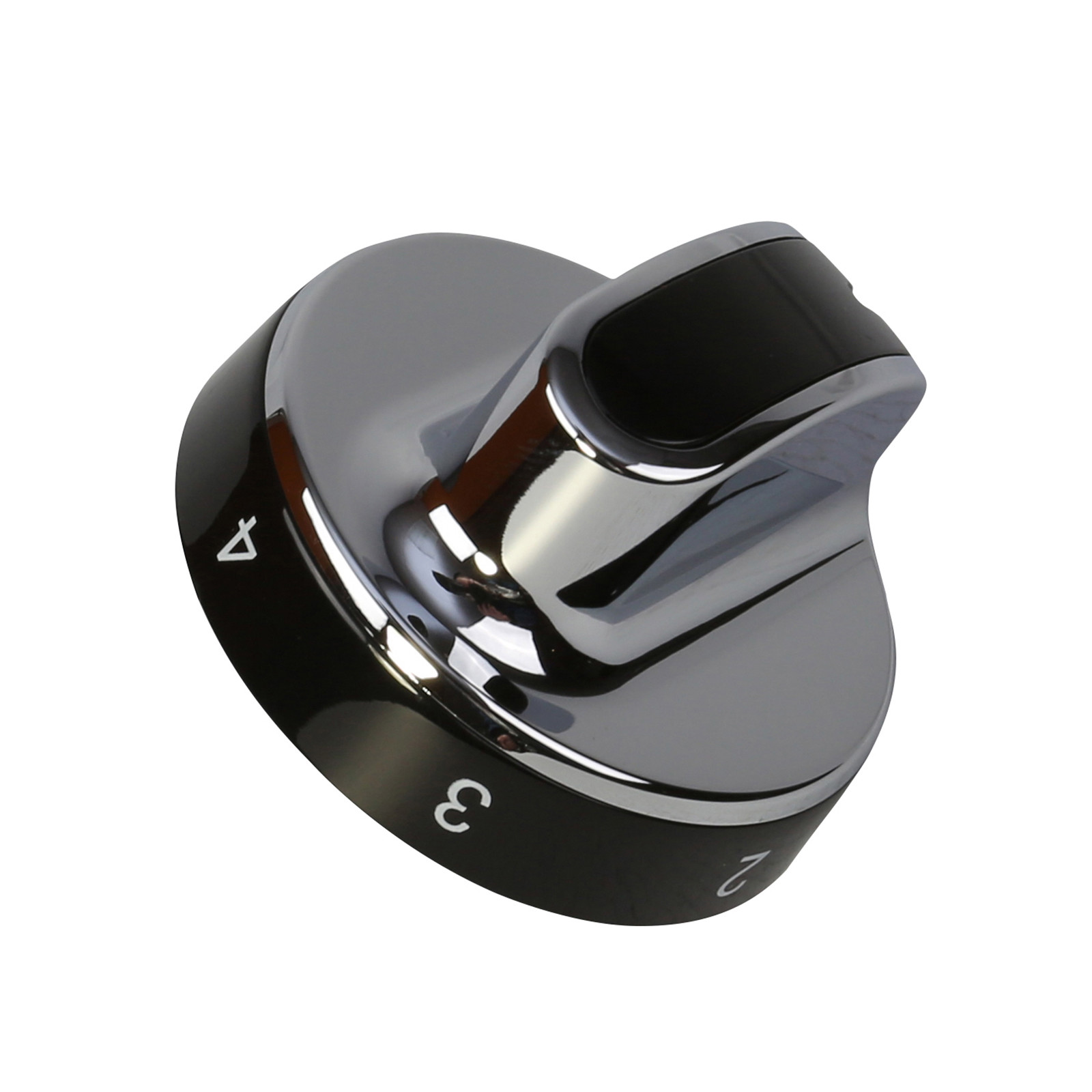 STOVES NEW WORLD 444442687 Hob Oven Cooker Knob Silver Black 083157010