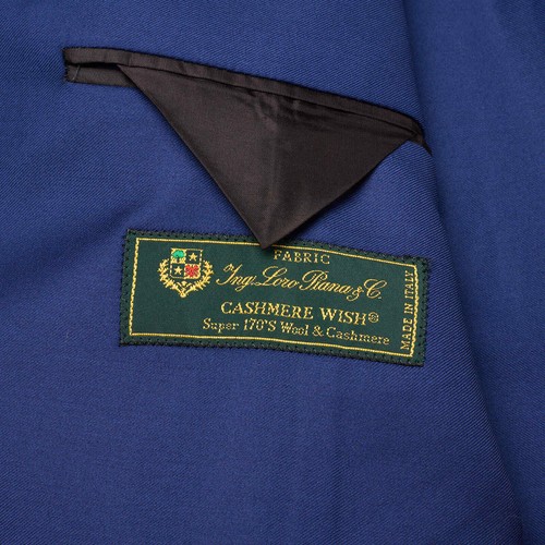 Pre-owned Sartoria Partenopea Blue 170's Loro Piana Wool-cashmere Wish Db Suit Current