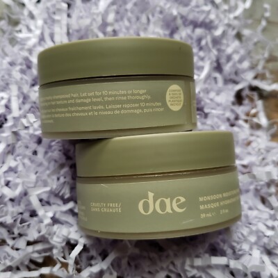 Dae Monsoon Moisture Mask 2 X 2oz Jars NWOB
