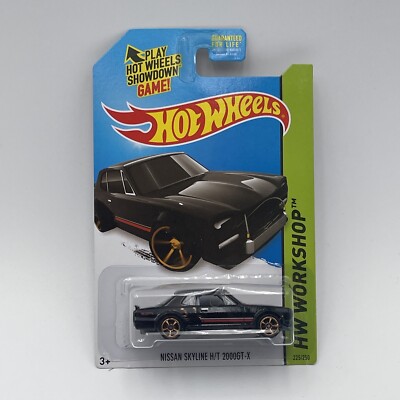 Hot Wheels Nissan Skyline H/T 2000GT-X Black HW Workshop 225/250 Then And Now