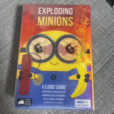 EXPLODING MINIONS CARD GAME BY EXPLODING KITTENS COMPLETE NEW IN BOX 