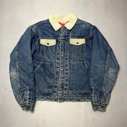 Vintage 50s Big Smith Buckaroo Sanforized Blue DenimTrucker Vintage 50s Big Smith Buckaroo Sanforized Blue DenimTrucker