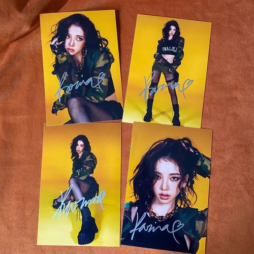 aespa KARINA Autographed Signed Photo Whiplash K-POP