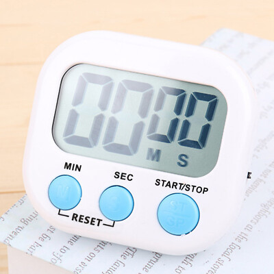 Digital Kitchen Timer for Cooking Big Digits Loud Alarm Magnetic Backing Stand 