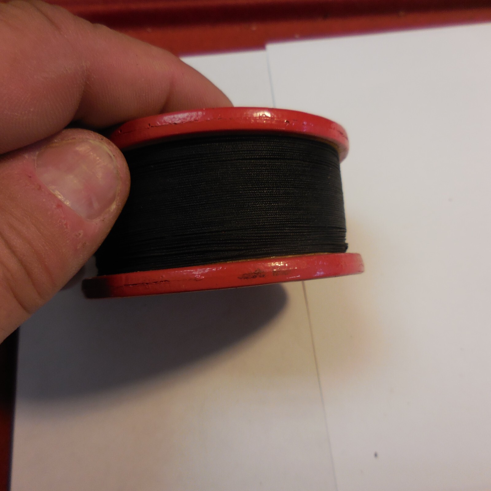 RARE VINTAGE ROLL OF GUDE-BOY BRAIDED NYLON 10 LB LINE #OP/HP