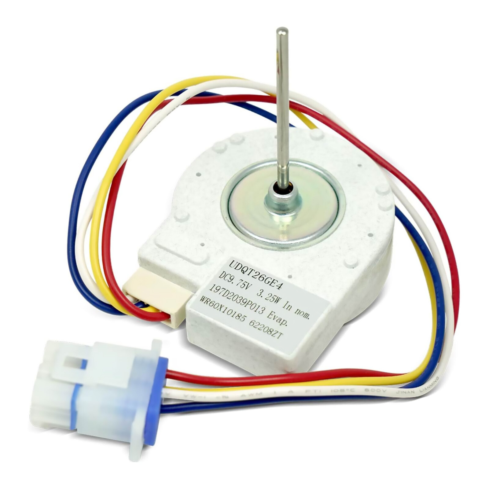 Upgraded WR60X31522 WR60X28783 PS12741350 Refrigerator Evaporator Fan Motor Compatible With GE Hotpoint, Replaces AP6977246 Wr60x23584 WR60X28784 WR60X31122 Wr60x10046 4959523 Etc, 10 Year QA