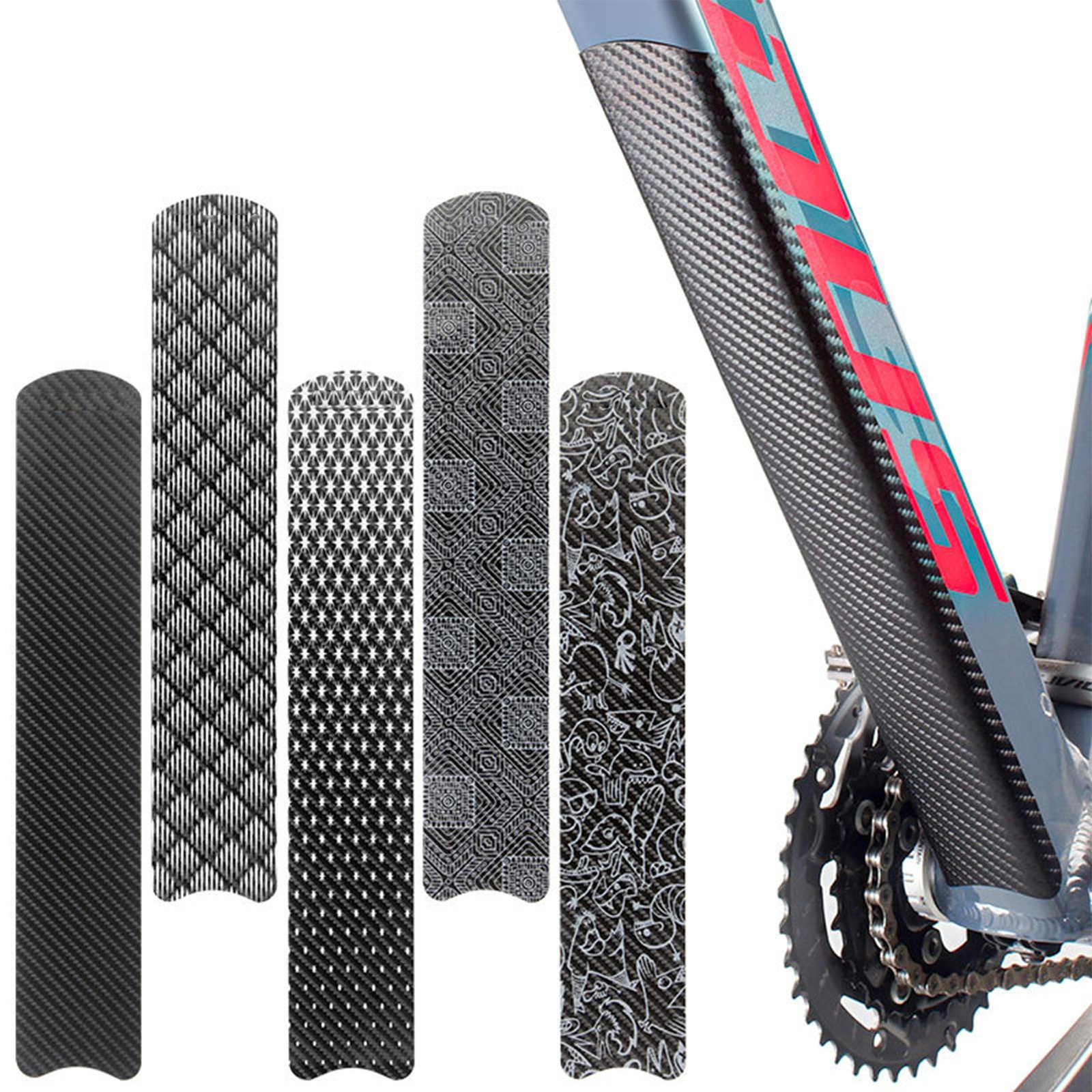 New Bike Chainstay Frame Protector Cover Chain Stay Guard Bicycle PU