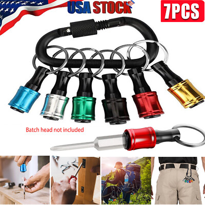 1/4'' Hex Shank Quick Release Keychain Screwdriver Drill Bit Holder Bit Set 28PCS