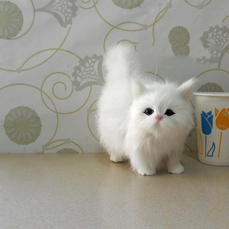 Realistic Cat Doll Hugging Stuffed Animal Toy Great Gift for Kids