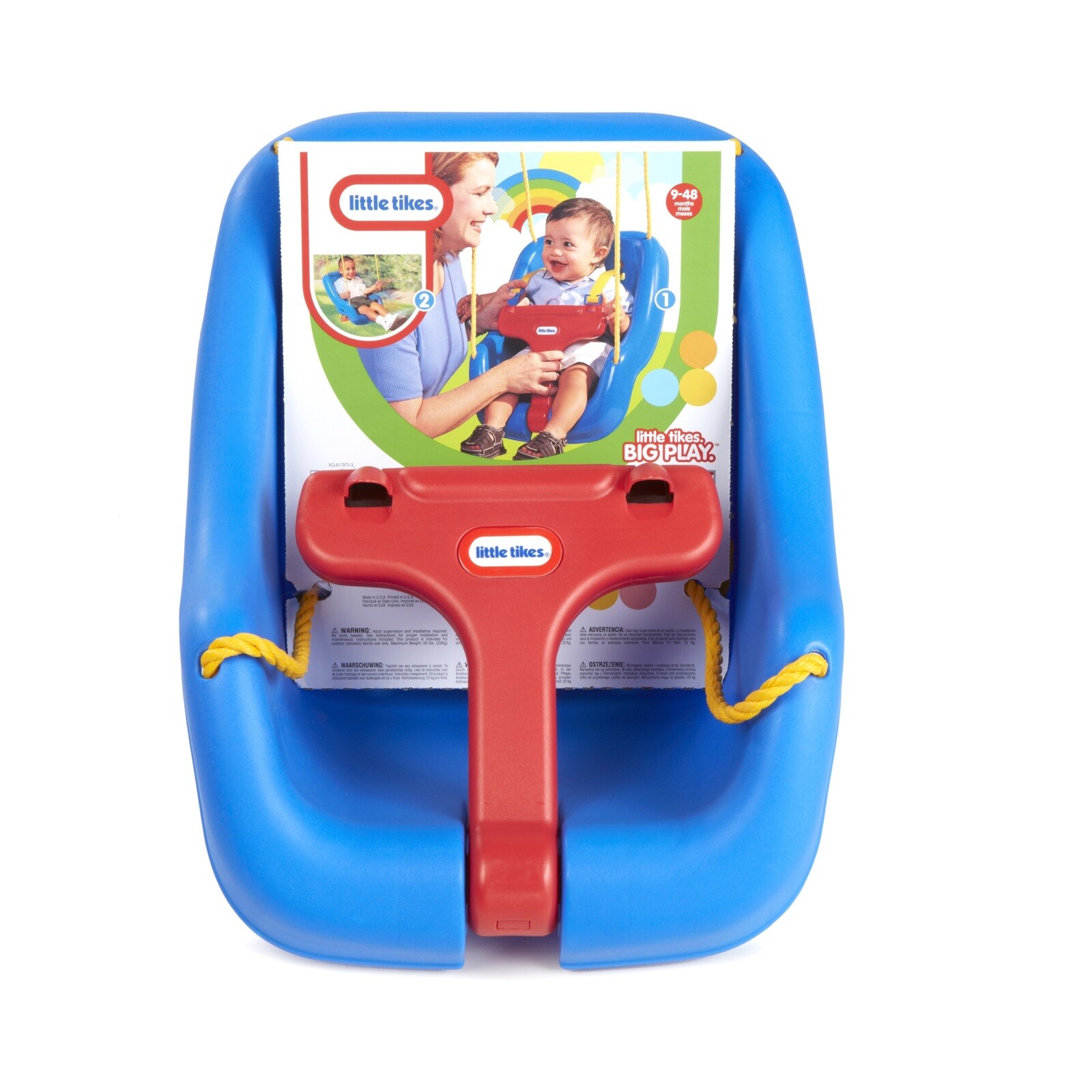 Little Tikes 2 In 1 Snug And Secure Swing Safe Play Toddlers Playground Blue New 50743617973 Ebay