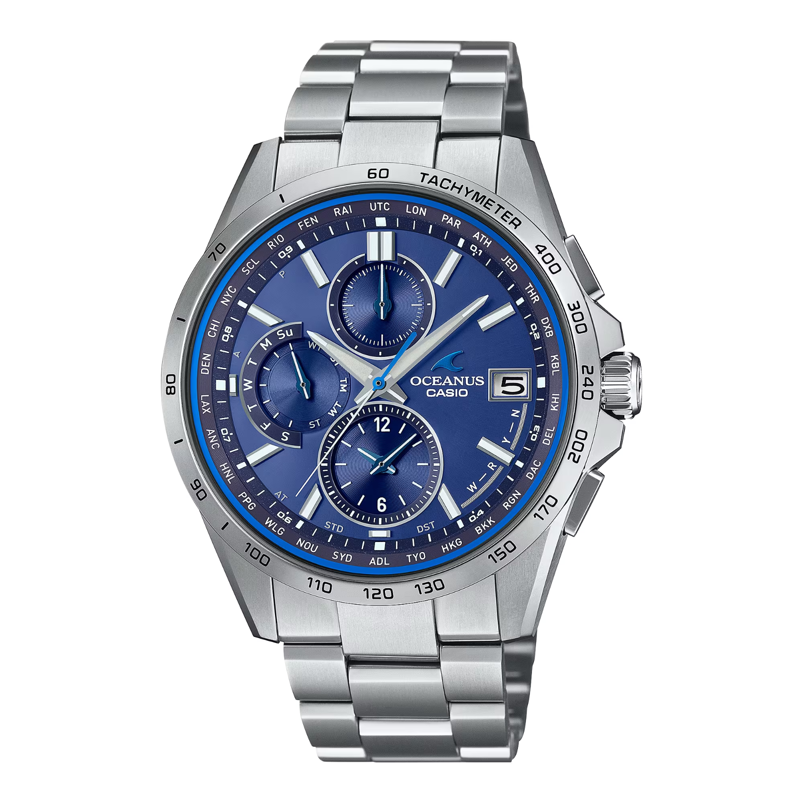 Pre-owned Casio Brand-new  Ocw-t2600-2a3jf Radio Solar Titanium Watch From Japan (jdm)