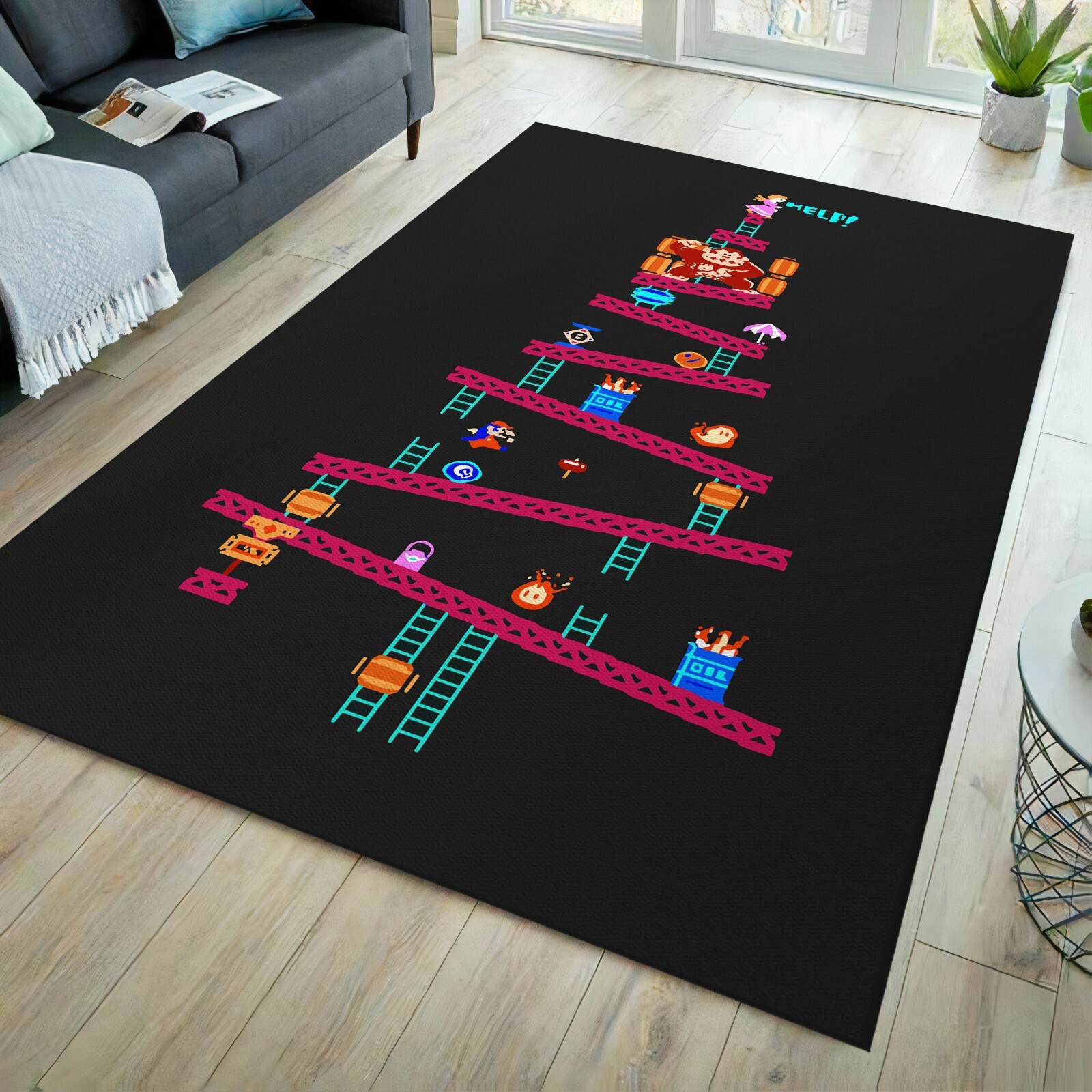 ラグ・カーペット ARCADE GAME RUG MIYOSHI RUG vaultroom ARCADE GAME RUG MIYOSHI RUG vaultroom