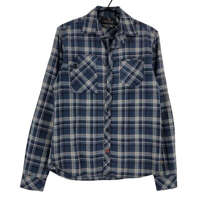 Scotch & Soda Chemise Lässig The Genuine Comfort Co. à Carreaux Homme TAILLE S