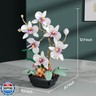 itshWOee Orchid Flowers Bouquet Building Set, Botanical Collection Artificial Plant for Home Décor, Ideal Gifts for Christmas, Mother's Day, Anniversary, Birthday