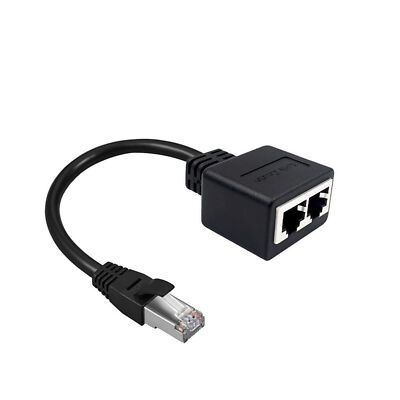 Ethernet Adapter Cable Rj45 Network Cable Splitter High-speed for Internet
