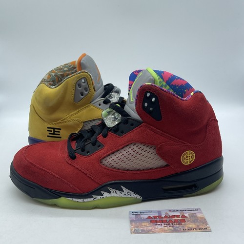 Size 10.5 - Jordan 5 Retro SE Solar Orange Red Yellow Multi