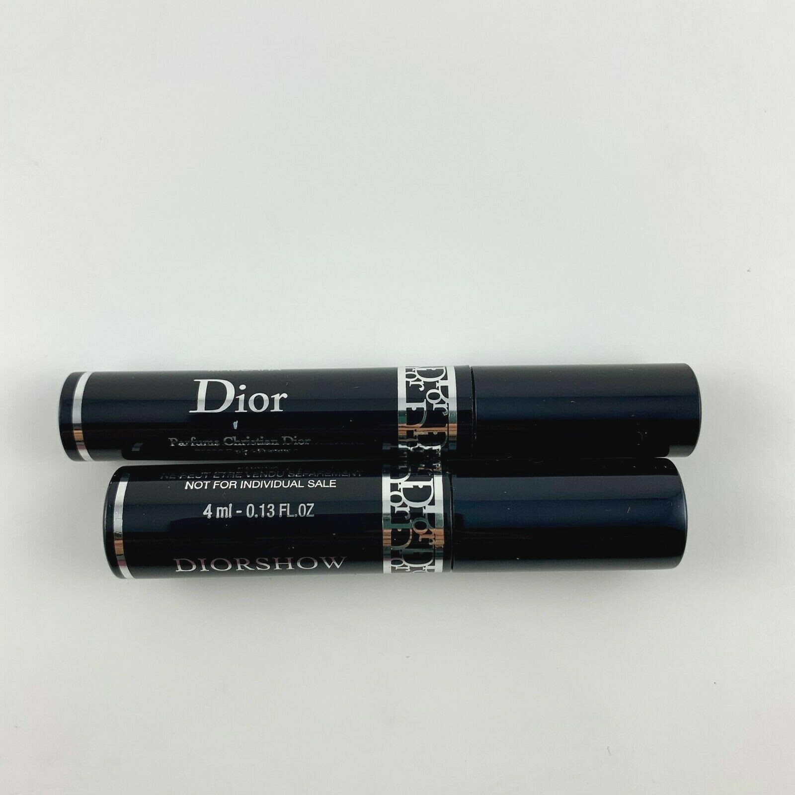 2 Christian Dior Diorshow Mascara 090 Pro Black - Travel Size 1.5 ml  & 4 ml NEW