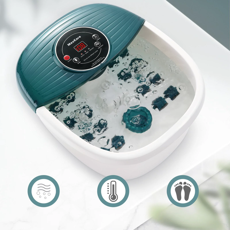 Luxury Water Foot Spa Massager with Heat & Bubbles
