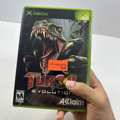 Turok: Evolution (Microsoft Xbox, 2002) Small Tear Brand New Factory Sealed