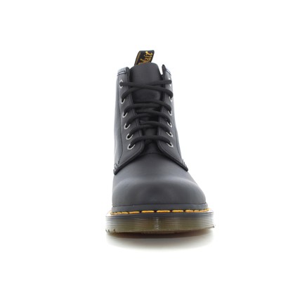 Pre-owned Dr. Martens' Dr. Martens A23us Unisex Amphibian 26409001 101 Nappa In Black