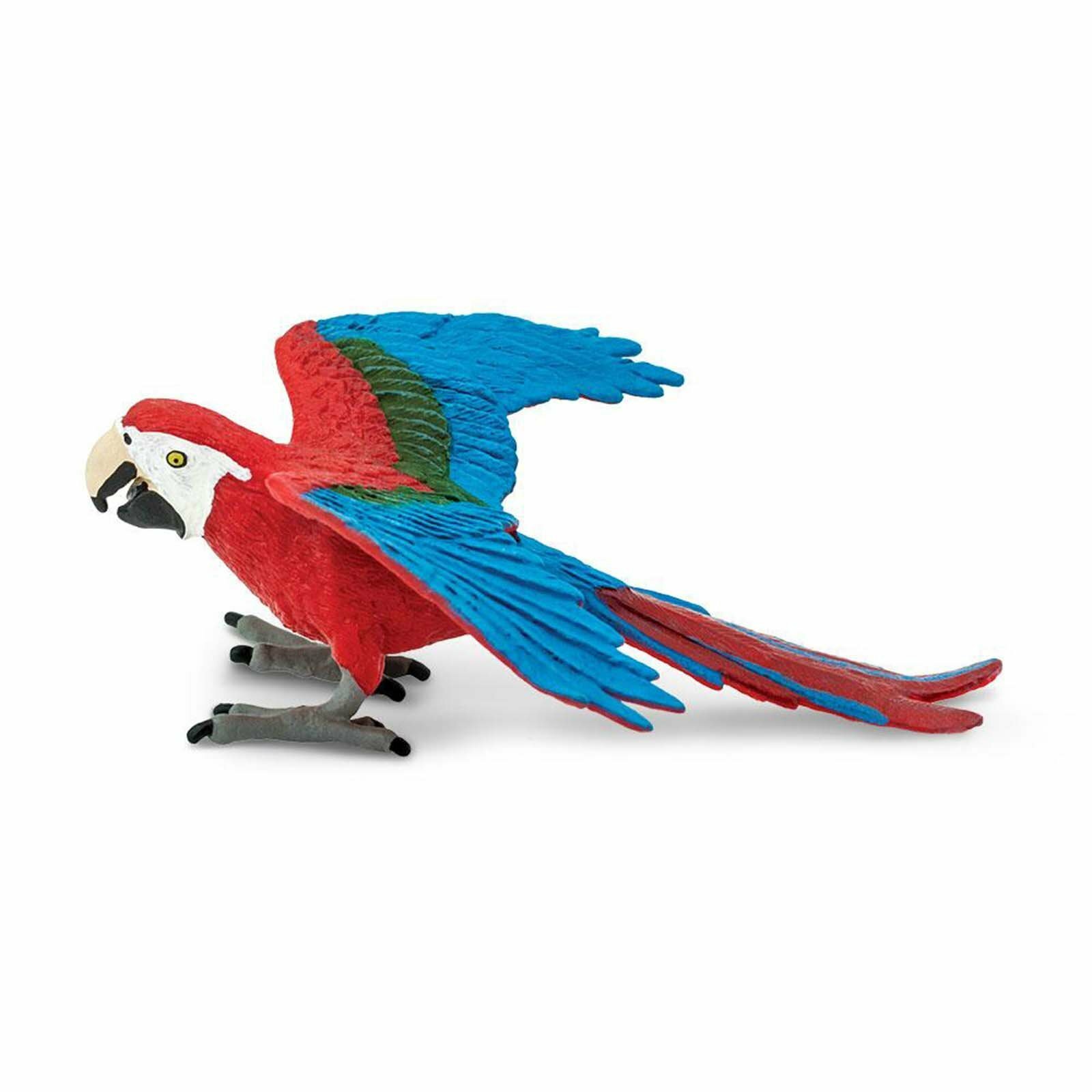 Фигурка зеленокрылого Ара Wings Of The World Birds Figure Safari Ltd, НОВАЯ на складе