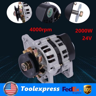 Permanent Magnet Synchronous Generator Brushless DC Low Rpm Alternator 2000W