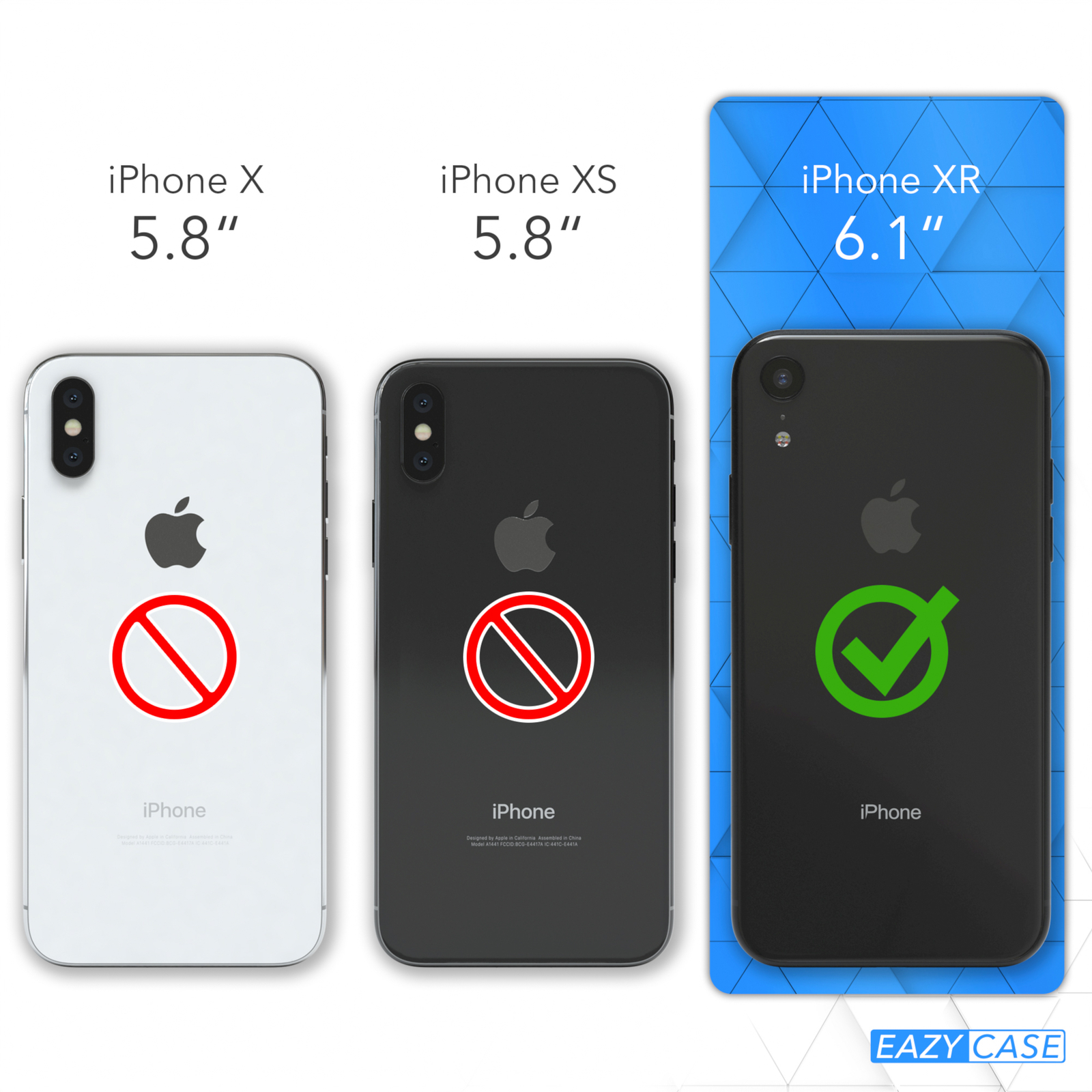 EAZY CASE for Apple IPHONE XR Case With Band Adjustable Changeable Cover