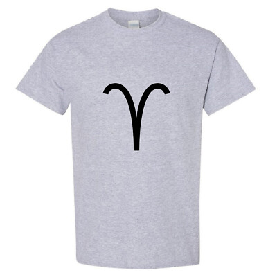 Aries Zodiac Horoscope Astrological Symbol Sign Men T Shirt Tee Top S - 5XL