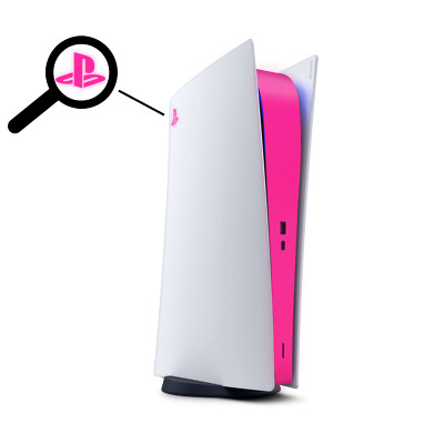 Playstation 5 Schutz-Folie Mittelteil Aufkleber Ps5 Skin Cover 2x Logo Sticker 