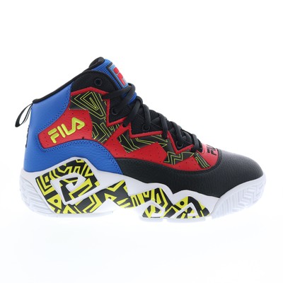 

Fila MB 1BM01742-027 Мужские синие кожаные кроссовки на шнуровке для образа жизни, Синий, Fila MB