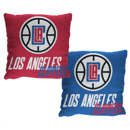 Двусторонняя жаккардовая декоративная подушка Northwest NBA Los Angeles Clippers