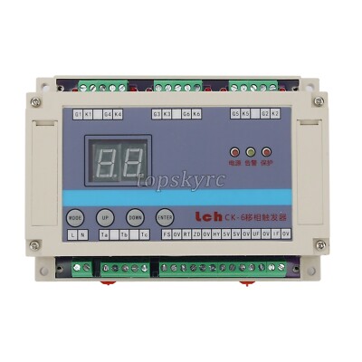 CK-6 3-phase Thyristor Phase Shift Trigger Rectifier Cabinet Control w/ Case
