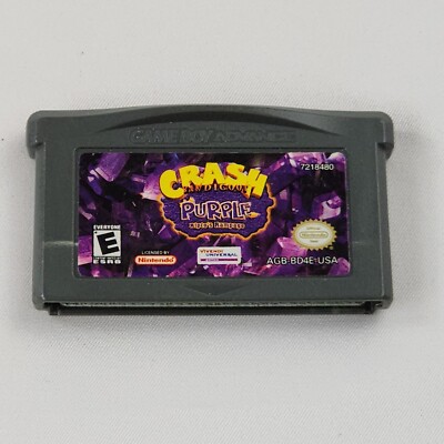 Crash Bandicoot Purple: Ripto's Rampage (Nintendo Game Boy Advance) Tested VG