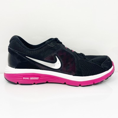 

Nike Womens Dual Fusion Run 525752-001 Черные кроссовки для бега Размер 9,5, Черный, Dual Fusion Run