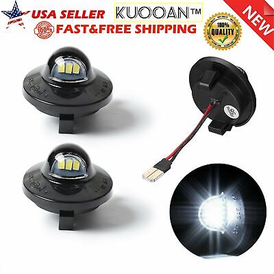 2x LED License Plate Light Tag Lamp Assembly Replacement for Ford F150 F250 F350