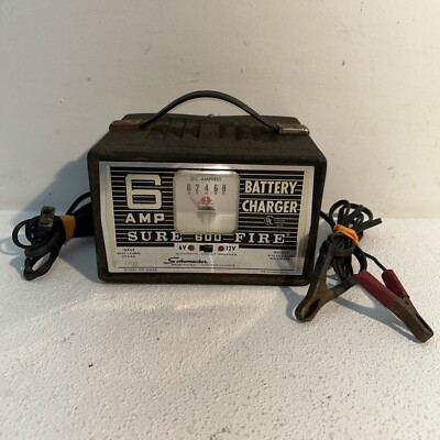 Vintage Schumacher WS86 Battery Charger Solid State 6/12 Volt 6 Amp USA